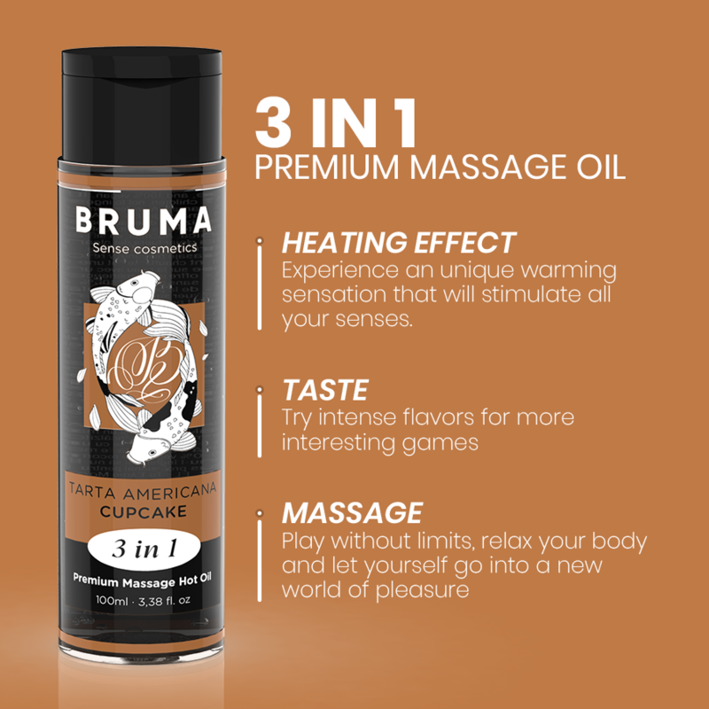 Bruma Premium Massage Hot Oil Cupcake 3 In 100 Ml - 4