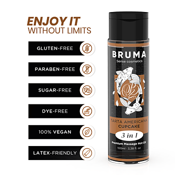 Bruma Premium Massage Hot Oil Cupcake 3 In 100 Ml