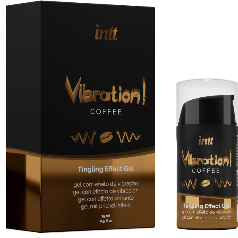Intt Unisex Arousal Gel Powerful Intimate Stimulant Liquid Vibrating Gel Coffee 15Ml - 2