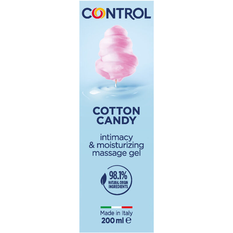 Control Lubes Cotton Candy Massage Gel 3 In 1 200 Ml - 2