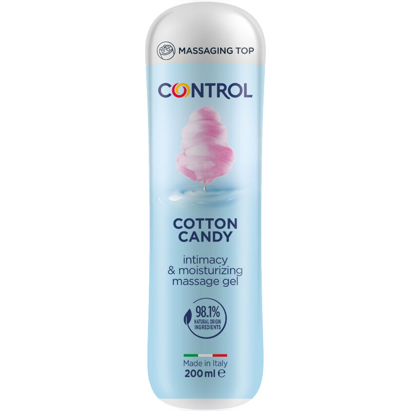 Control Lubes Cotton Candy Massage Gel 3 In 1 200 Ml