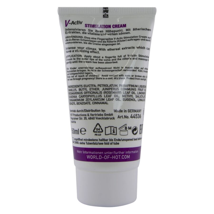 Hot V Activ Stimulation Cream For Women 50 Ml - 3