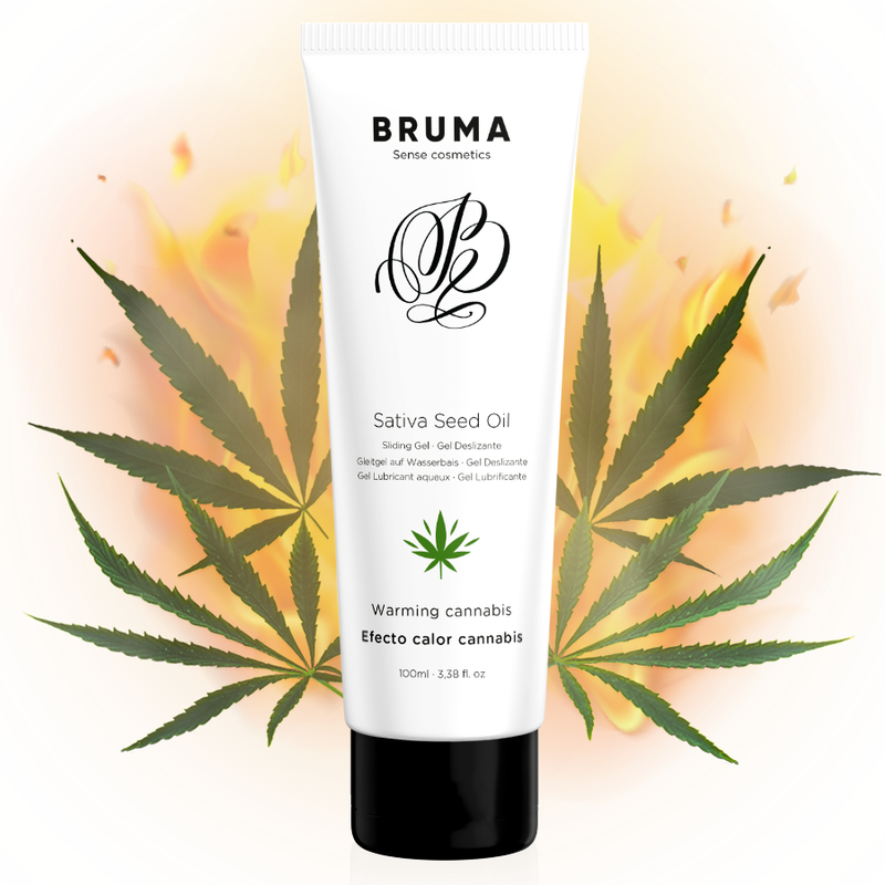 Bruma Sativa Seed Oil Sliding Gel Warming Cannabis Flavor 100 Ml - 3