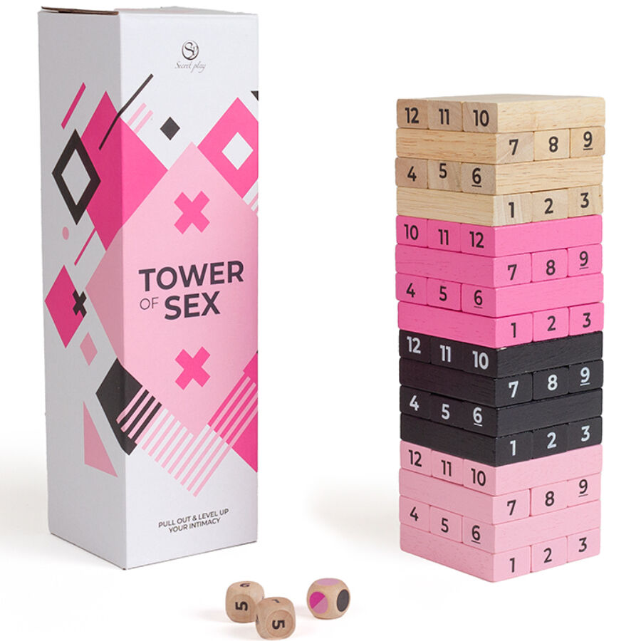 Secretplay Tower Of Sex Wooden Game