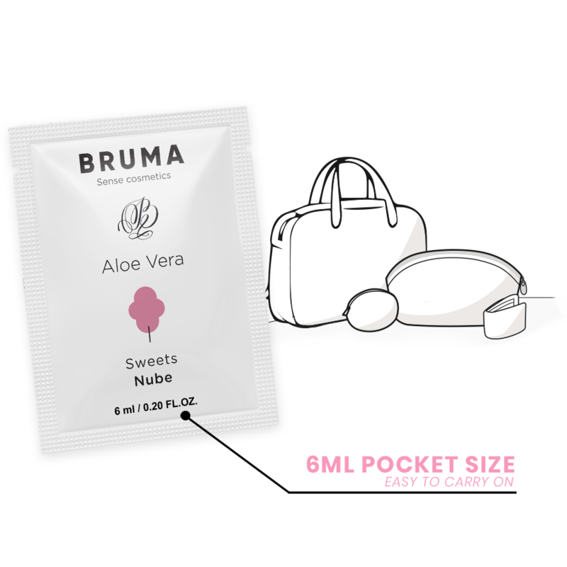 Bruma Aloe Vera Sliding Gel Sweets Flavor 6 Ml - 3