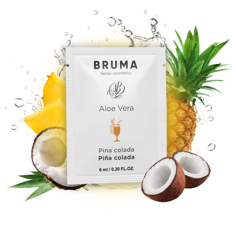 Bruma Aloe Vera Sliding Gel Pina Colada Flavor 6 Ml - 2