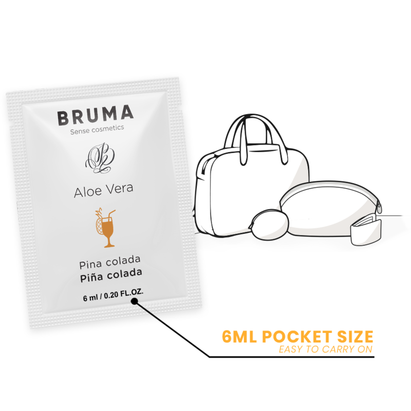 Bruma Aloe Vera Sliding Gel Pina Colada Flavor 6 Ml - 5