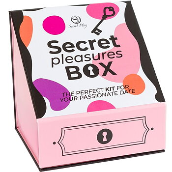 Secretplay Play Pleasures Box For Couples Dice Vibrating Bullet Feather Pen