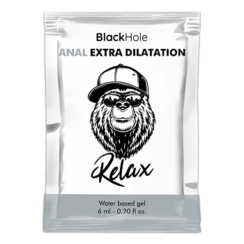 Black Hole Water Based Gel Extra Dilatation 6 Ml Single Dose