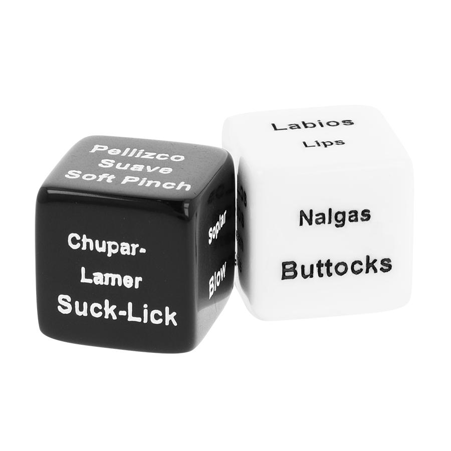 Black Silver Dice For Couples Es En - 3