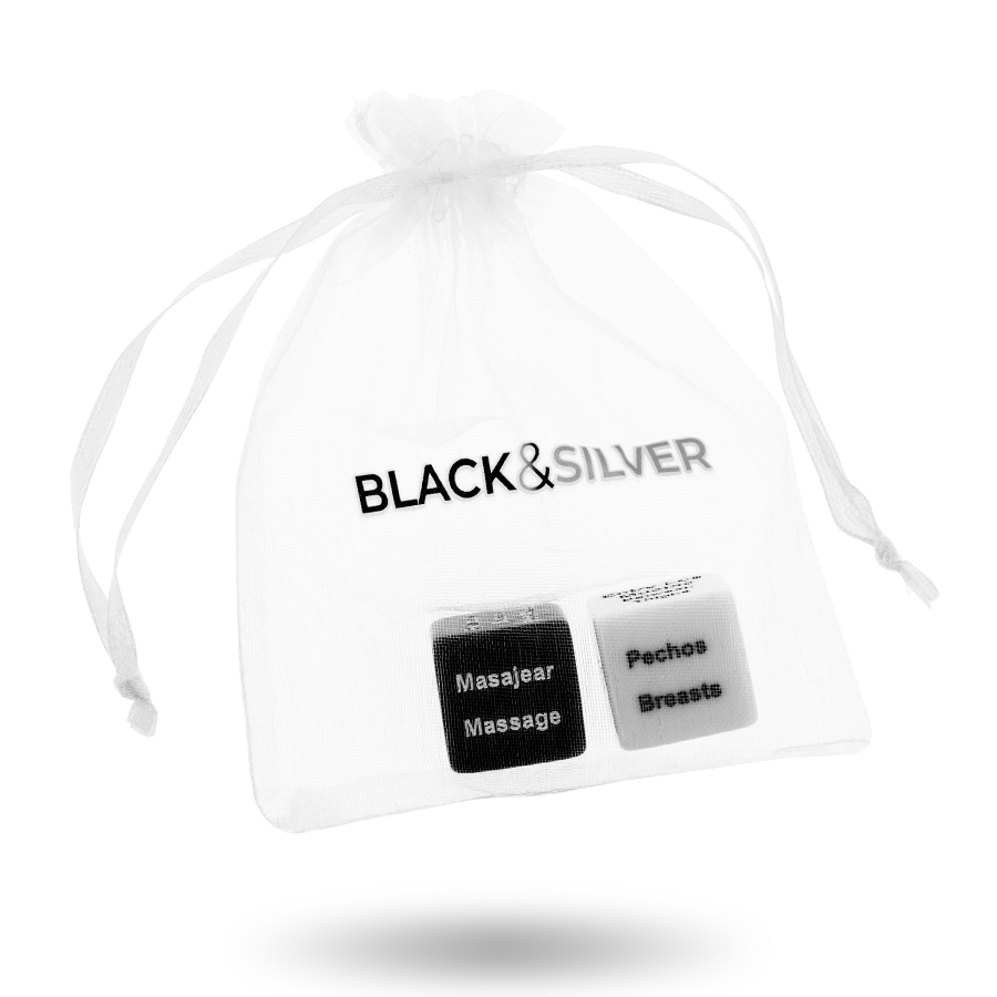 Black Silver Dice For Couples Es En - 4