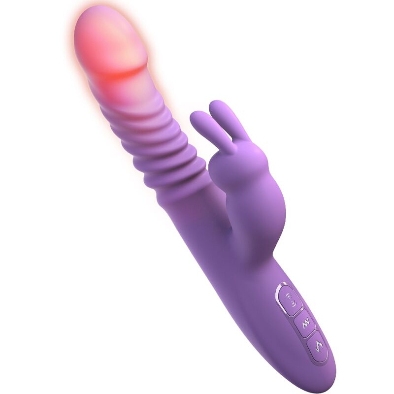 Fantasy For Her Rabbit Clitoris Stimulator With Heat Oscillation And Vibration Function Violet - 3