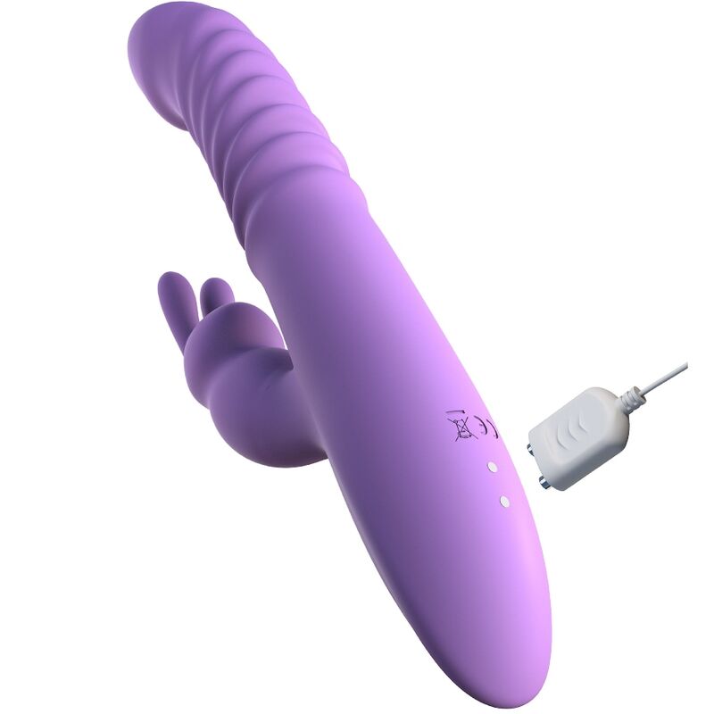 Fantasy For Her Rabbit Clitoris Stimulator With Heat Oscillation And Vibration Function Violet - 4