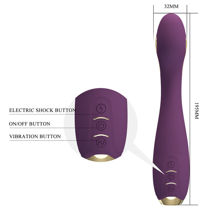 APP Pretty Love Hector Electroshock Vibrator By APP Control - 5