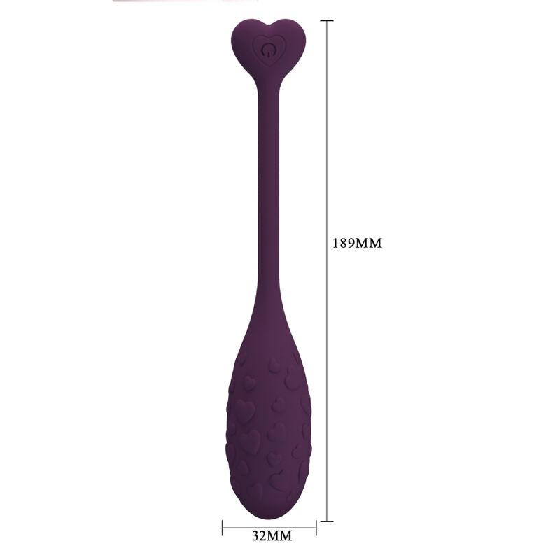 APP Pretty Love Fisherman APP Controlled Vibrating Egg Lila - 5