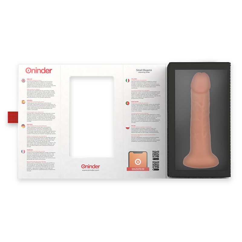 Oninder Small Bogotá Vibrator Dildo 9 Speeds Natural 17 5 Cm 4 Cm Free APP - 4