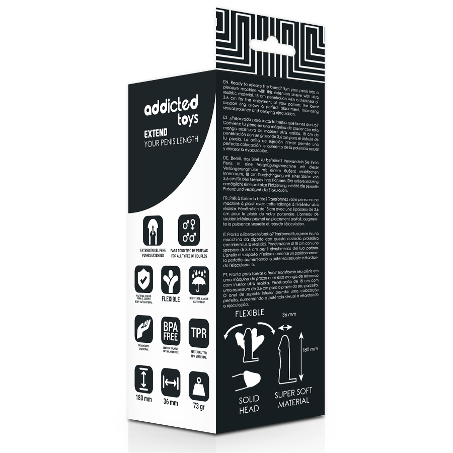 Addicted Toys Extend Your Penis 18 Cm - 4