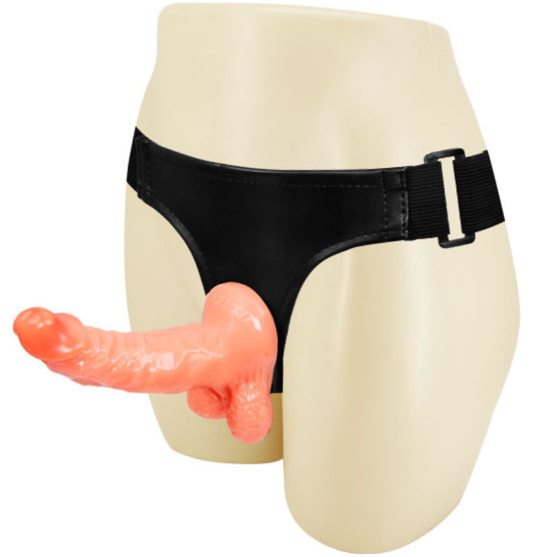 Baile Harness With Realistic Penis And Ultra Passionate Adjustable Panties 15 5 Cm - 2