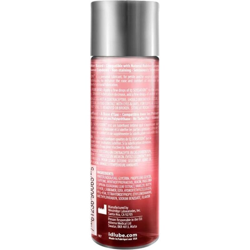 Id Sensation Water Based Lubricant With Heat Effect 250 Ml - 2