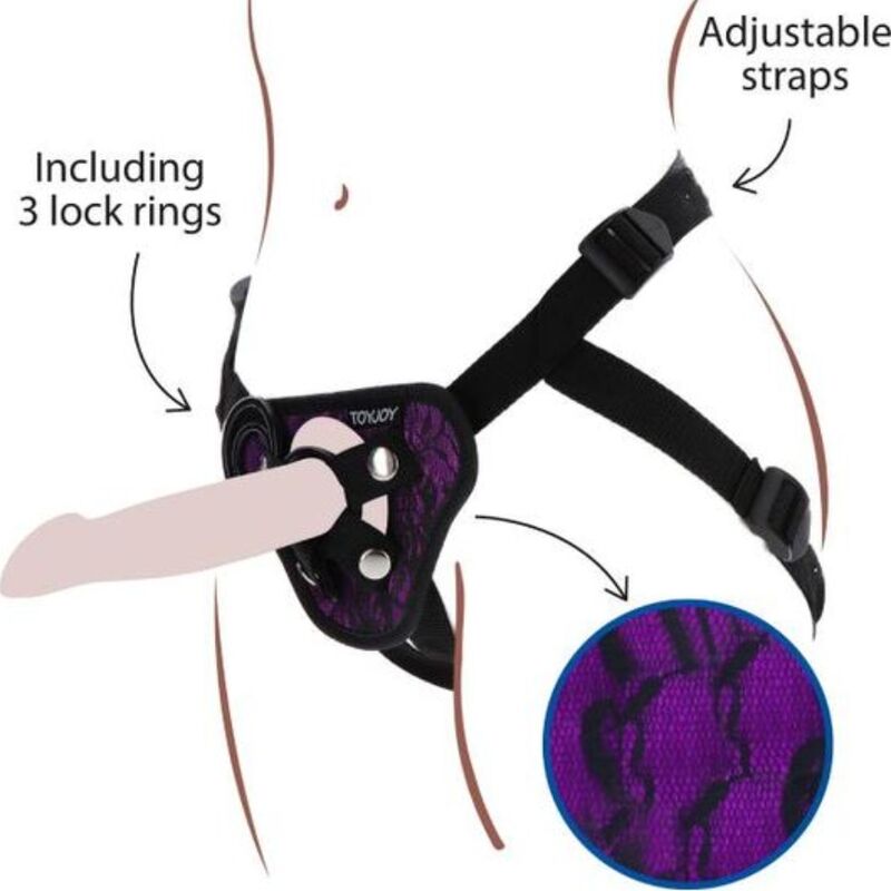 Get Real Strap On Lace Harness