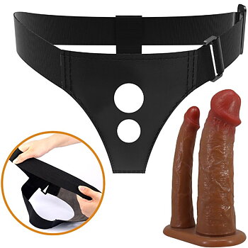 Harness Pretty Love Keaven Harness Briefs Comfortable Double Dildo