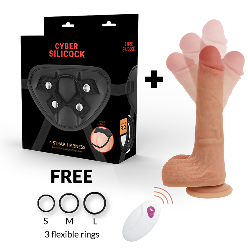 Cyber Silicock Strap On MR Rick Remote Control