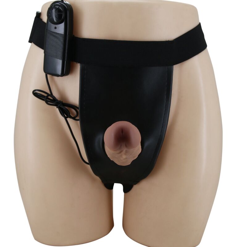 Harness Pretty Love Harness Briefs With Vibration Dildo Included - 4
