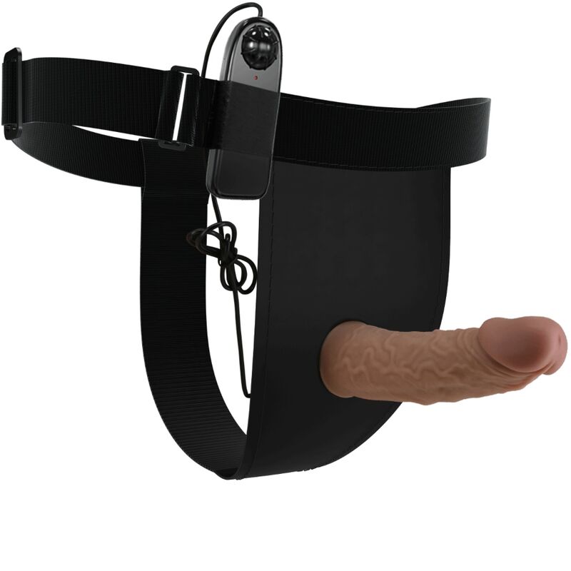Harness Pretty Love Harness Briefs With Vibration Dildo Included