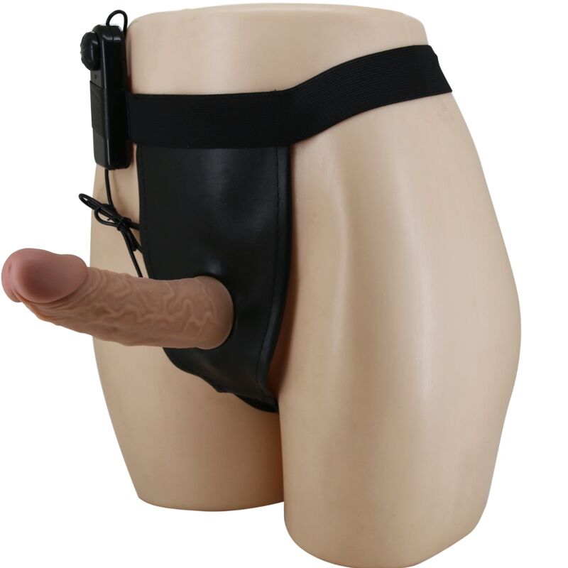 Harness Pretty Love Harness Briefs With Vibration Dildo Included - 2