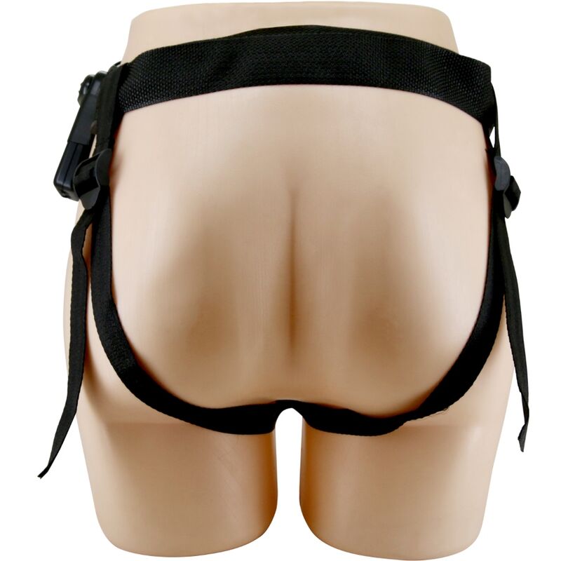 Harness Pretty Love Marion Harness Briefs With Vibration Dildo 19 Cm Brown - 4