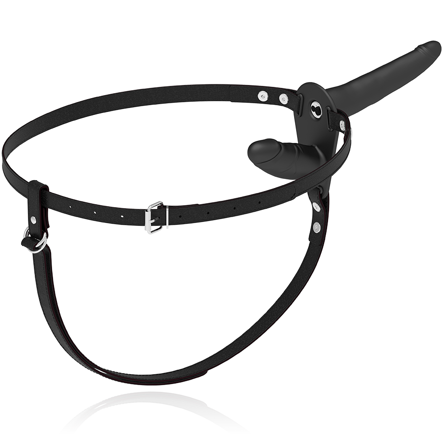 Fetish Submissive Harness Double Penetration Vibrator - 5