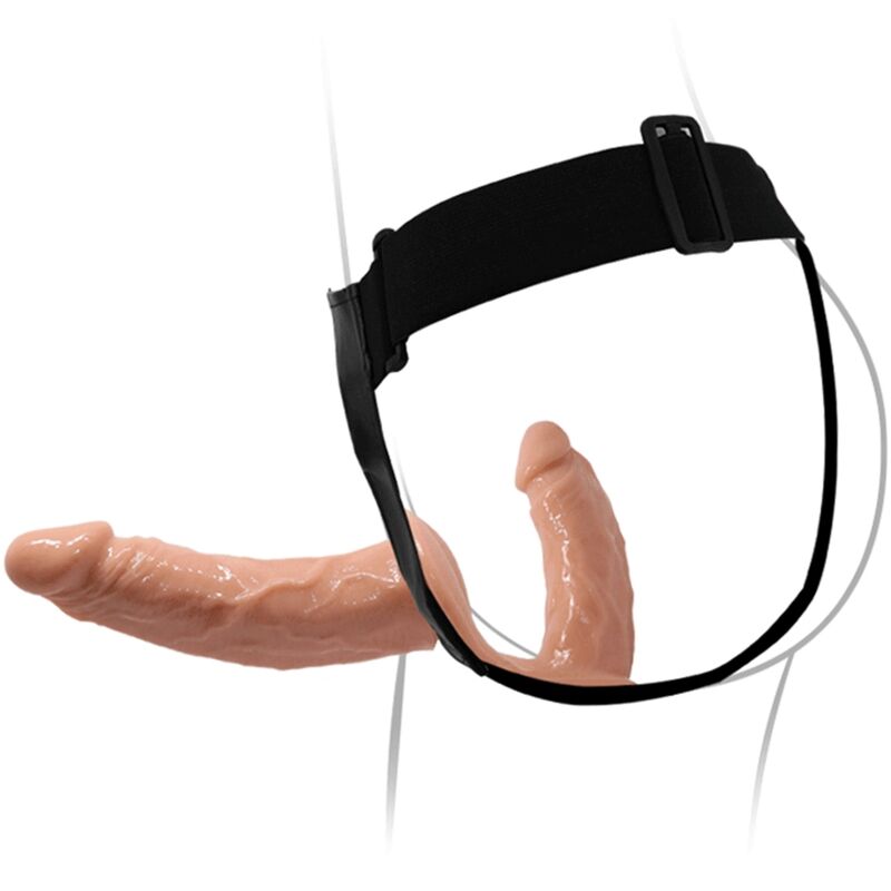 Baile Harness Ultra Passionate Double Dildos With Harness - 2