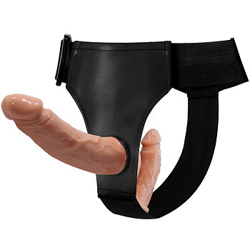 Baile Harness Ultra Passionate Double Dildos With Harness