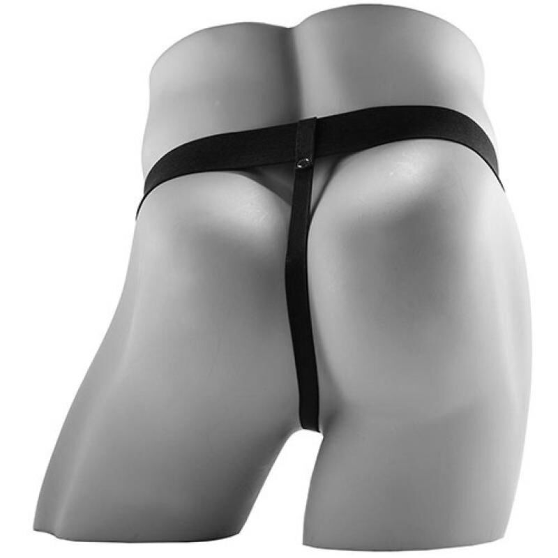 Fetish Fantasy Realistic Vibrating Hollow Strap ON With Balls 17 8 CM - 5