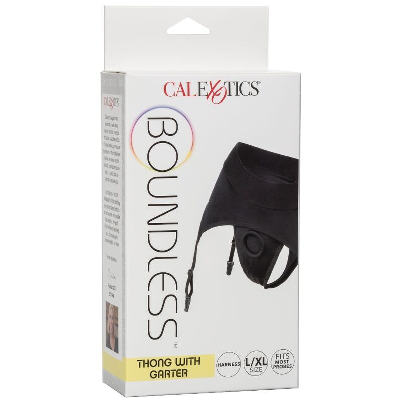 Calexotics Boundless Thong With Garter - 4