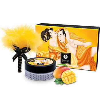 Shunga Body Power Edible Massage Powder Kit Mango