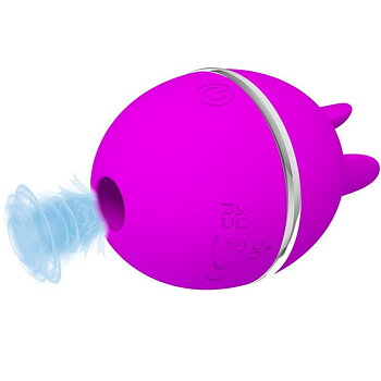 High Tech Pretty Love Gemini Ball Round Silicone Vibrator