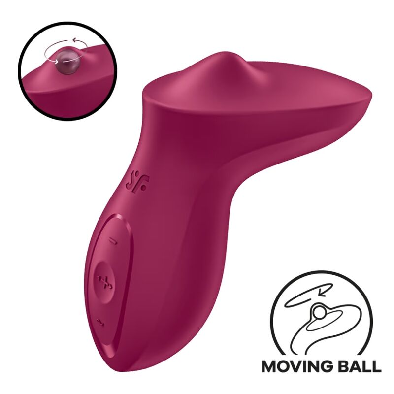 Satisfyer Vibrator Exciterrr Lay On Clitoris Berry Vibrator