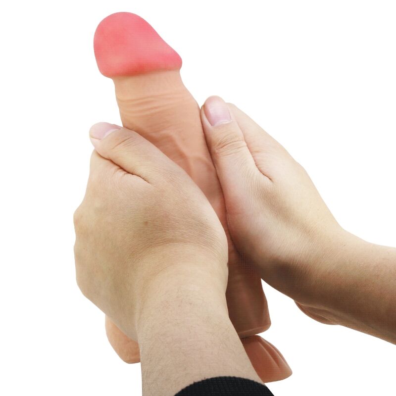 Dildos Pretty Love Sliding Skin Realistisk With Sliding Skin Suction Cup Fjärrstyrd 21,8 cm - 3
