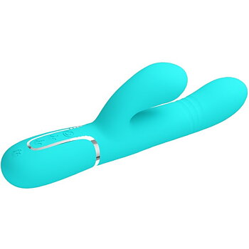 High Tech Pretty Love Multifunction G Spot Vibrator Aqua