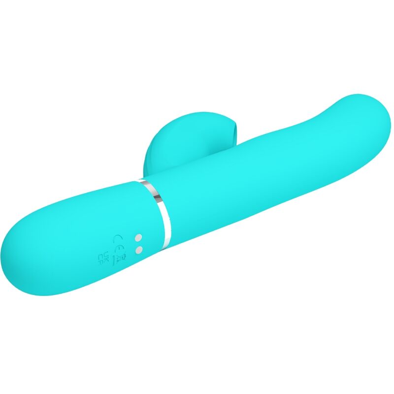 High Tech Pretty Love Perlita Multifunction 3 In 1 G Spot Vibrator Aqua - 4