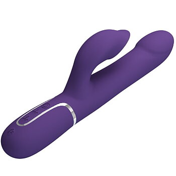 High Tech Pretty Love Zalin Rabbit Vibrator Pearls 4 In 1