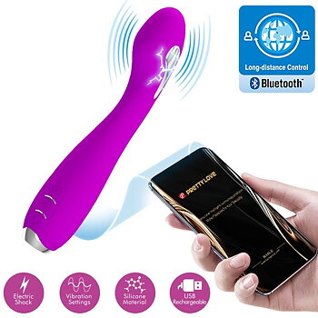 APP Pretty Love Hector Electroshock Vibrator Free APP Violet