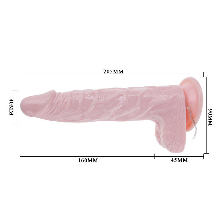 Baile Vibrators Super Rota Dong Realistic Dildo 20 5 CM - 5