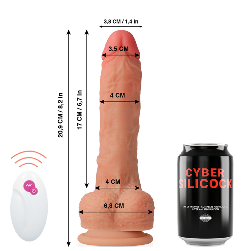 Cyber Silicock Remote Control Realistic Master Huck 20 9 CM O 4 CM - 2