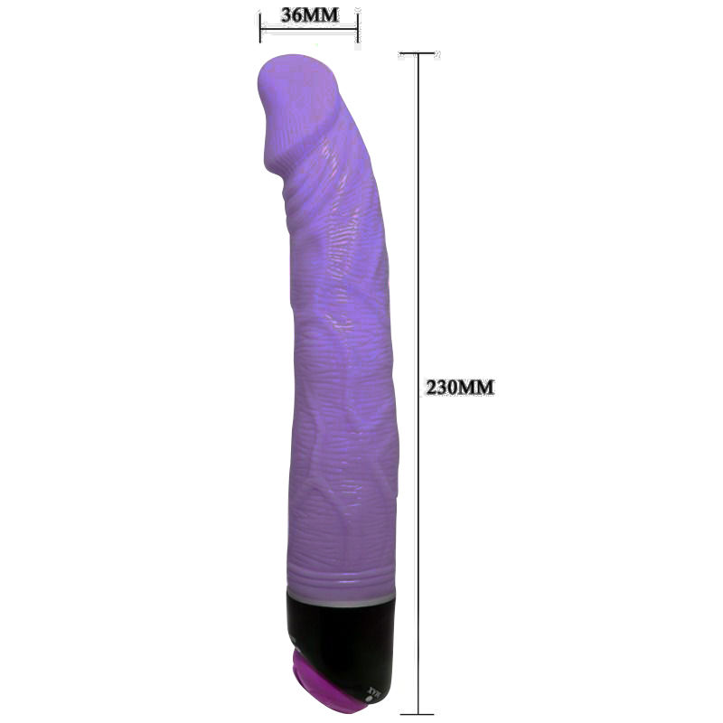 Baile Adour Club Realistic Vibrator 23 Cm Lilac - 3