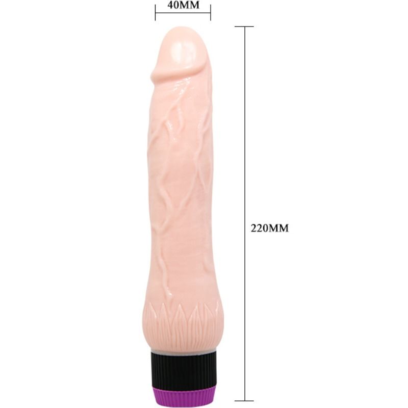 Baile Adour Club Realistic Vibrator Wide Base 22 Cm - 3