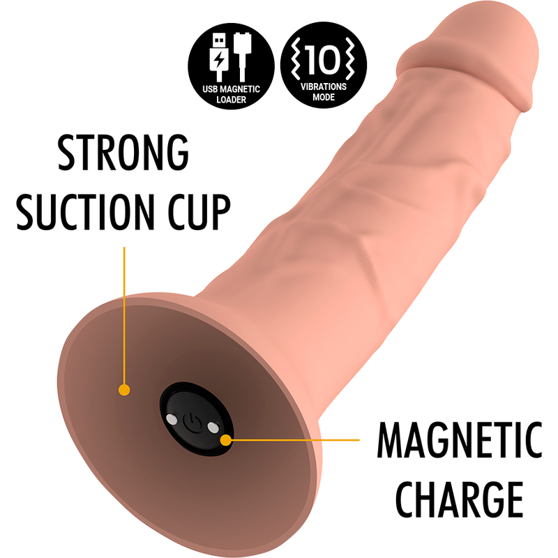 Mythology Fantasy Dildo Asher Original Dildo Vibrator Compatible With Watchme Wireless Technology - 2