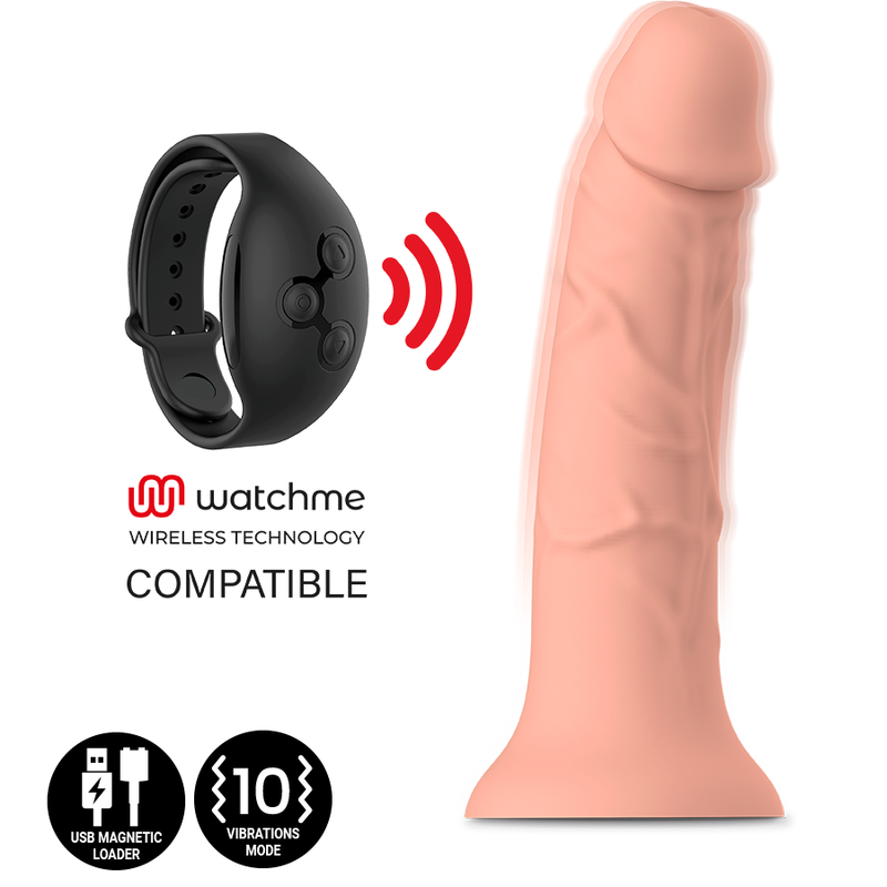 Mythology Fantasy Dildo Asher Original Dildo Vibrator Compatible With Watchme Wireless Technology - 4