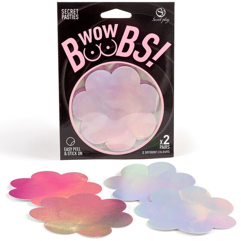Secretplay Fetish Play Wow Boobs Flower Nipple Covers